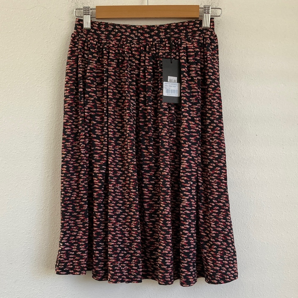 Made By‎ Me Women's Floral Pleated Skirt Size 12